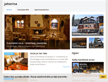 Tablet Screenshot of jahorina.si